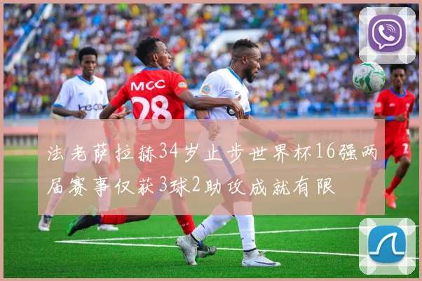 法老萨拉赫34岁止步世界杯16强两届赛事仅获3球2助攻成就有限